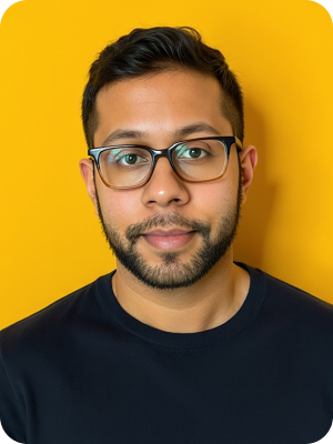 Professional AI-generated headshot example from Color me Impressed collection showing vibrant and approachable everyday looks - sample 1